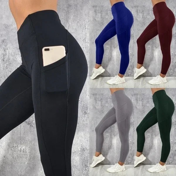 Leggings push up con bolsillo para gym