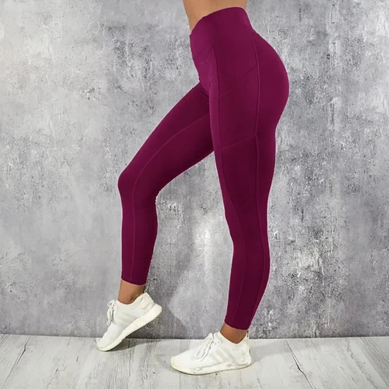 Leggings push up con bolsillo para gym