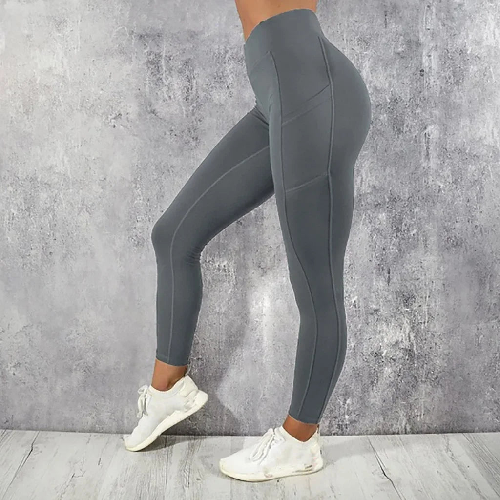 Leggings push up con bolsillo para gym