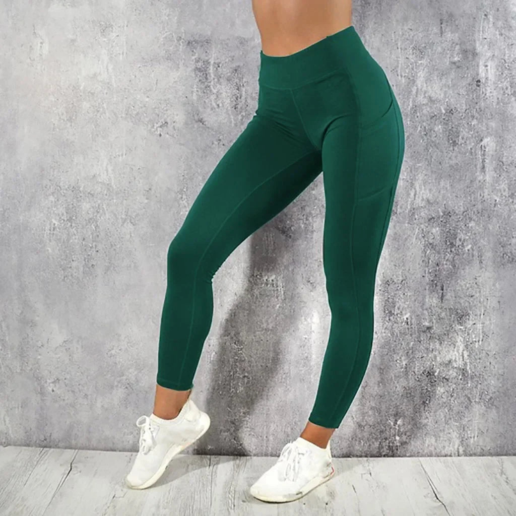 Leggings push up con bolsillo para gym