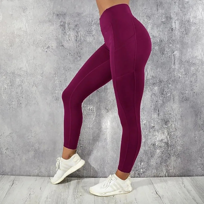Leggings push up con bolsillo para gym