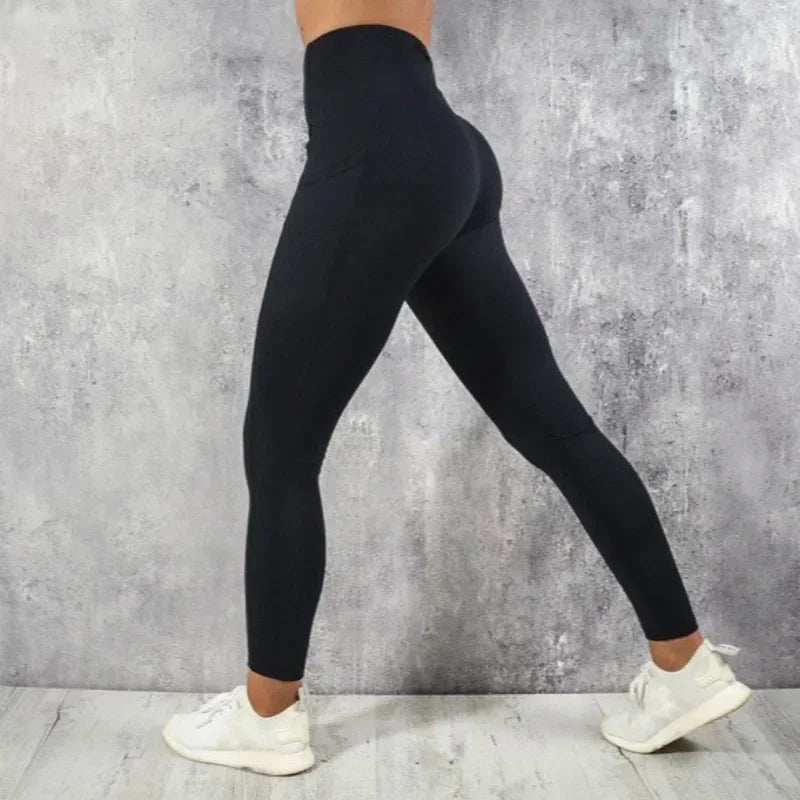 Leggings push up con bolsillo para gym